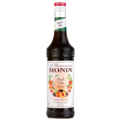 MONIN Pfirsichteekonzentrat für Eistees und Limonaden - Natürliche Aromen - 70cl