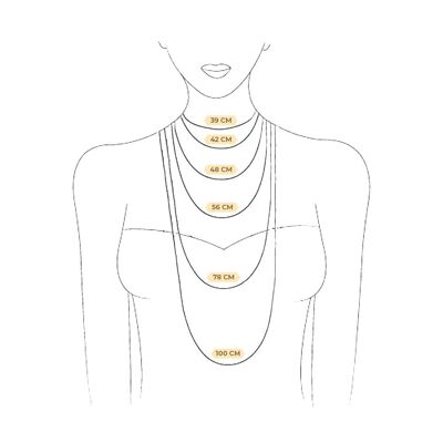 Heliotrop-Jaspis-Halskette – 8 mm Kugelsteine – 42 cm – Goldverschluss