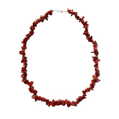 Red Jasper necklace - Baroque - 45 cm
