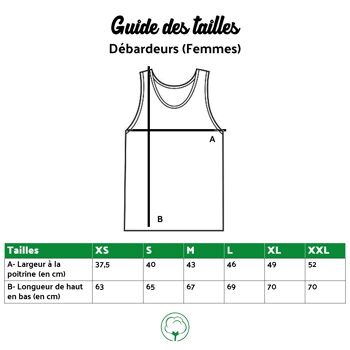 Débardeur gris foncé chiné en coton BIO 4