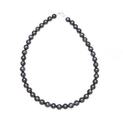 Collar Ojo Broche Argentucon - Piedras bola 10mm (Copia) - 56 cm - Cierre de oro