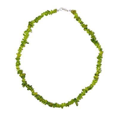 Peridot necklace - Baroque - 90 cm