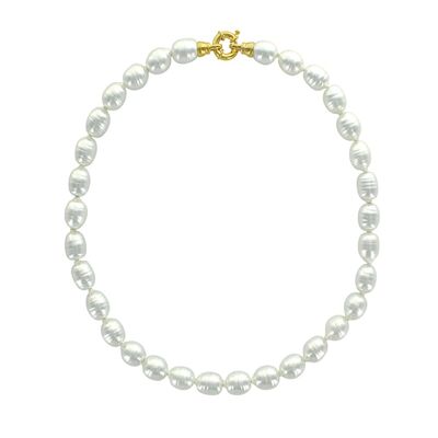 Necklace Pearls of Majorca white - Baroque