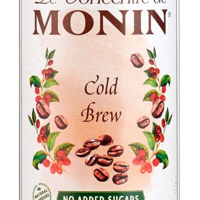 Concentré de Cold Brew MONIN pour aromatiser vos thés glacés ou boissons chaudes de la fête des mères - Arômes naturels - 70cl