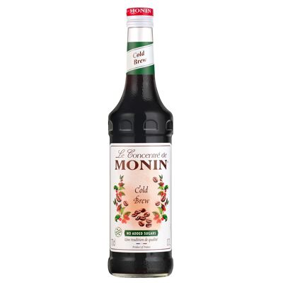 MONIN Cold Brew concentrate to flavor your iced teas or hot drinks - Natural flavors - 70cl