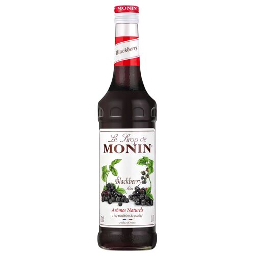 Sirop de Mûre MONIN pour cocktails ou boissons fraîches - Arômes naturels - 70cl