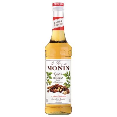 MONIN Roasted Hazelnut Flavor Syrup to flavor your desserts or hot drinks - Natural flavors - 70cl