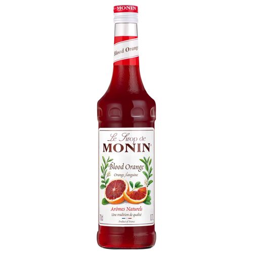 Sirop d'Orange Sanguine MONIN pour cocktails, sodas et limonades - Arômes naturels - 70cl