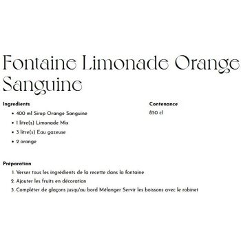 Sirop d'Orange Sanguine MONIN pour cocktails, sodas et limonades - Arômes naturels - 70cl 2