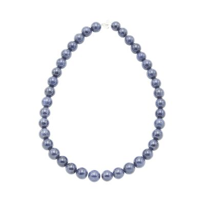 Collier Saphir - Pierres boules 12mm - 39 - FO