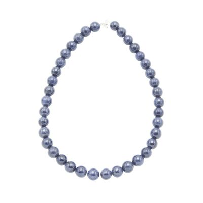 Sapphire necklace - 12mm ball stones - 42 - FA