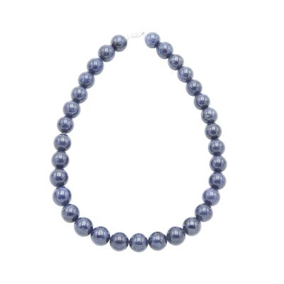 Sapphire necklace - 14mm ball stones - 78 - FA