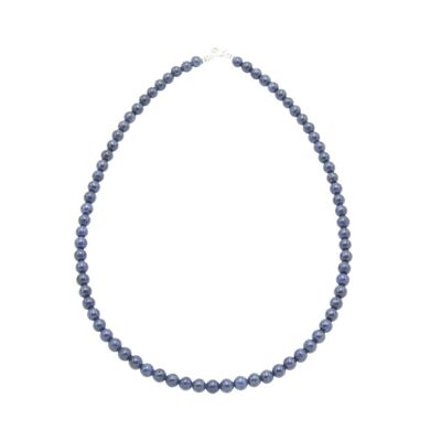 Collier Saphir - Pierres boules 6mm - 39 - FA