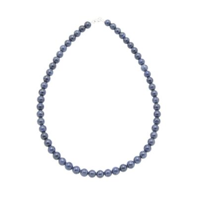 Sapphire necklace - 8mm ball stones - 42 - FA