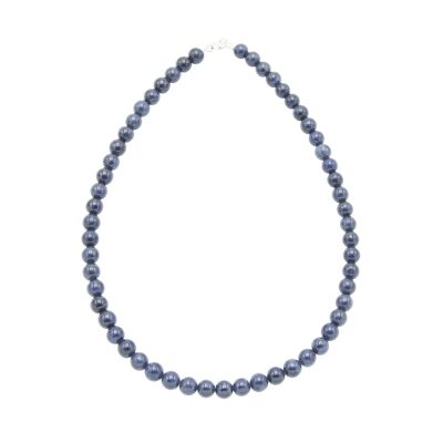 Collier Saphir - Pierres boules 8mm - 78 - FA
