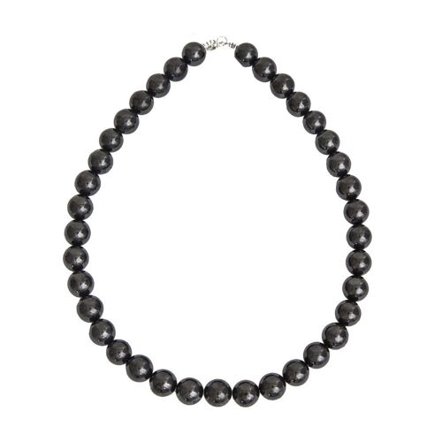 Collier Shungite - Pierres boules 12mm - 39 - FA