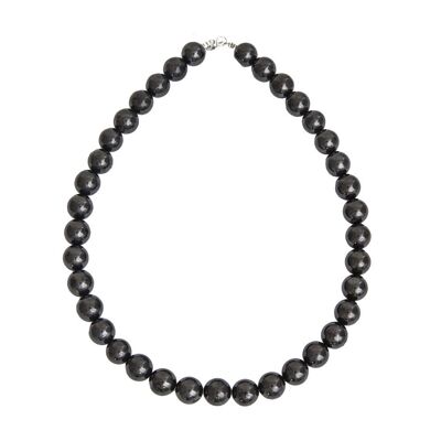 Collar Shungite - Piedras bola 12mm - 39 - FO