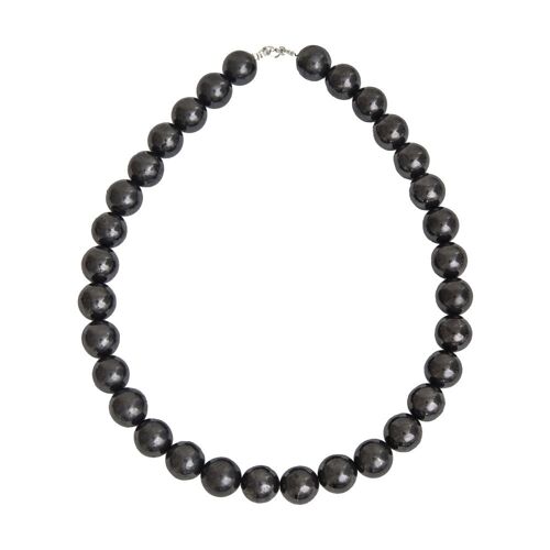 Collier Shungite - Pierres boules 14mm - 56 - FO