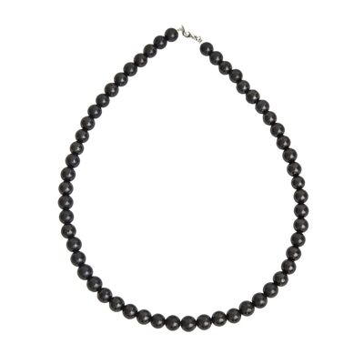 Collar Shungite - Piedras bola 8mm - 39 - FA