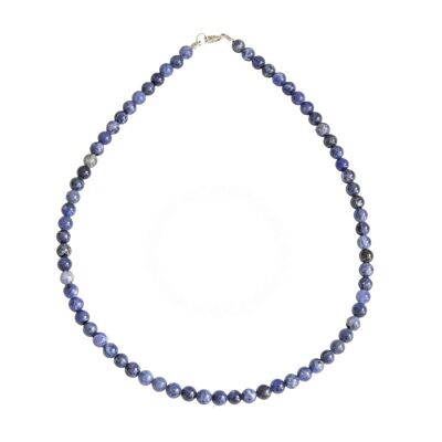 Collier Sodalite - Pierres boules 6mm - 39 - FA