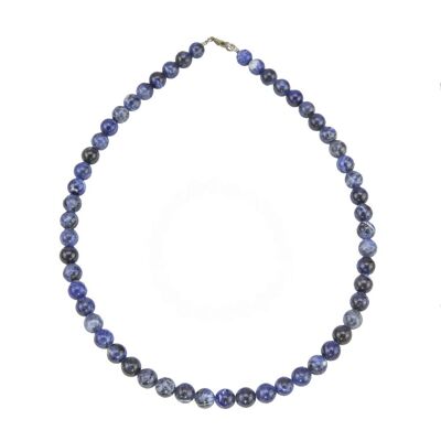 Collier Sodalite - Pierres boules 8mm - 39 - FA