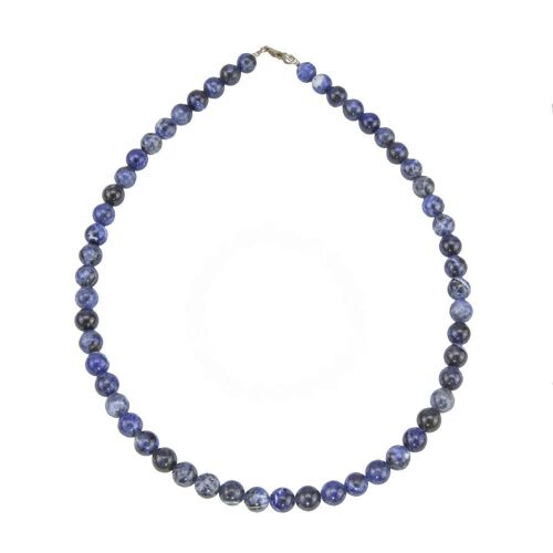 Collier Sodalite - Pierres boules 8mm - 39 - FO