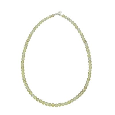 Collar de topacio limón - piedras bola de 6 mm - 39 - FA