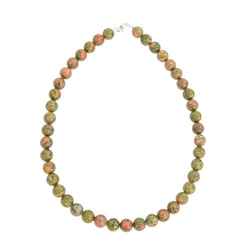 Collier Tourmaline rose - Pierres boules 10mm - 48 - FA