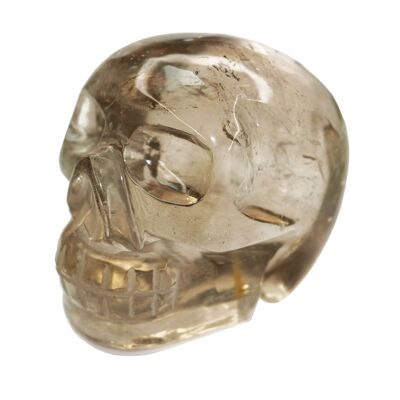 Smoky Quartz Skull - Size L