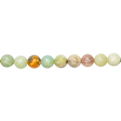 Multicolored Amazonite thread - Ball stones 10mm