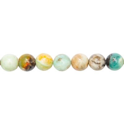 Multicolored Amazonite thread - 14mm ball stones