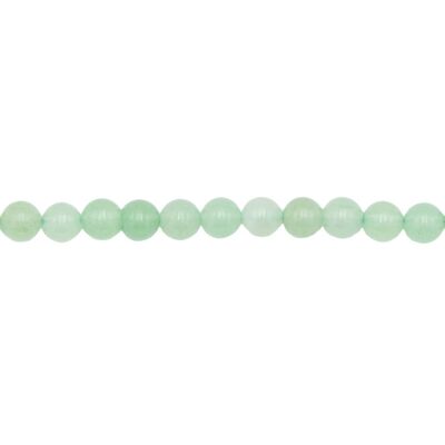 Fil Aventurine - Pierres boules 6mm