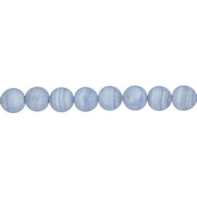 Chalcedony thread - Ball stones 12mm