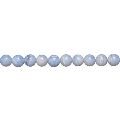 Chalcedony thread - 8mm ball stones