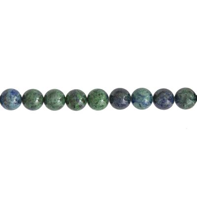 Chrysocolla thread - Ball stones 10mm