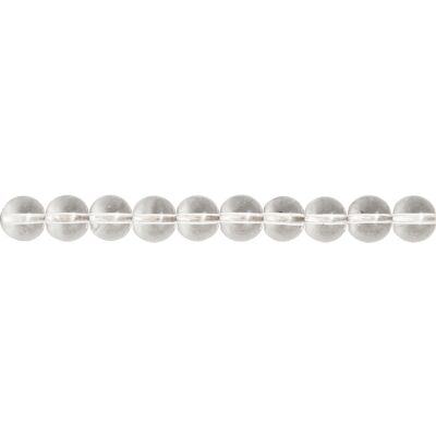 Rock crystal thread - 8mm ball stones