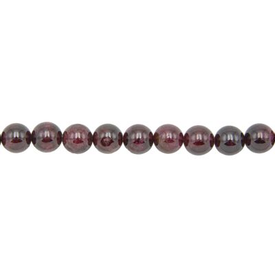 Red garnet thread - 10mm ball stones
