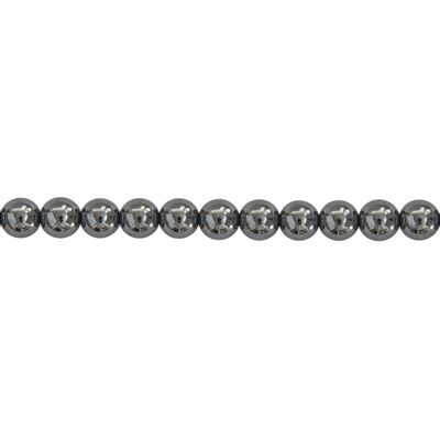 Hematite thread - 6mm ball stones