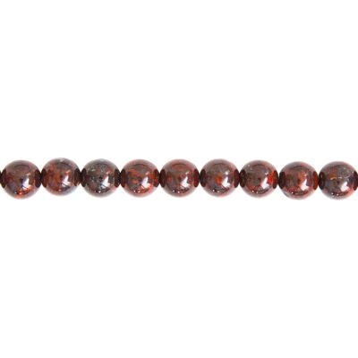 Brecciated Jasper Thread - 10mm ball stones