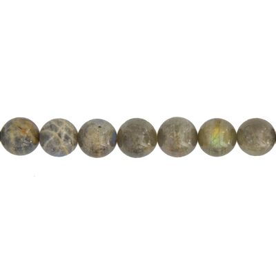 Fil Labradorite - Pierres boules 14mm