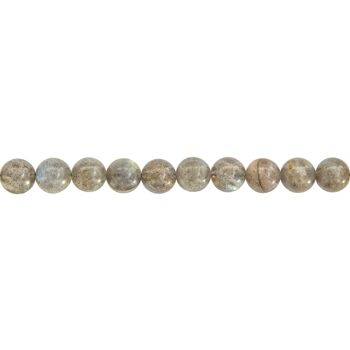 Fil Labradorite - Pierres boules 8mm