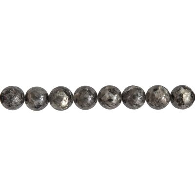 Hilo de labradorita con inclusiones - Piedras esféricas de 12 mm