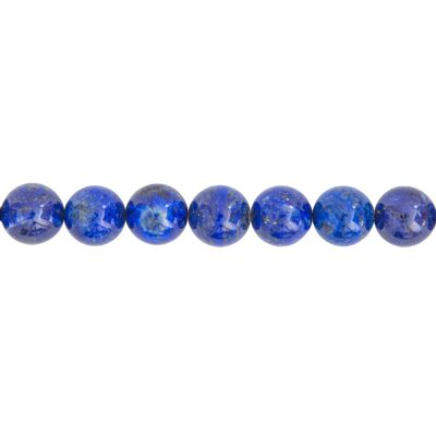 Lapislazuli-Faden - Kugelsteine 14mm