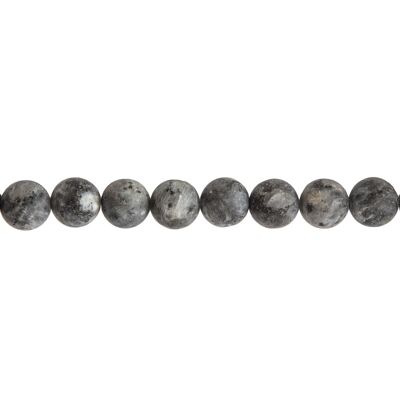 Larvikite wire - Ball stones 12mm