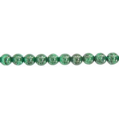 Malachite wire - 8mm ball stones