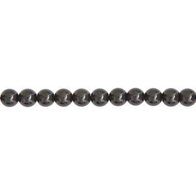 Black obsidian thread - 6mm ball stones