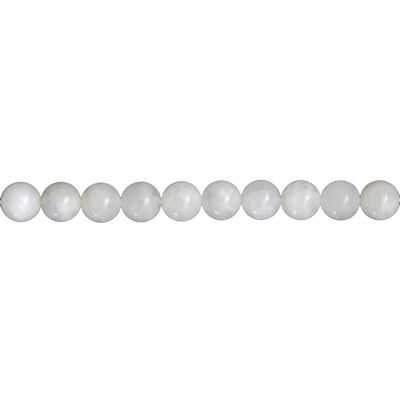 Moonstone thread - 8mm ball stones