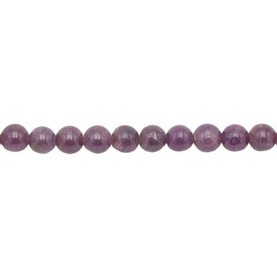 Ruby thread - 8mm ball stones