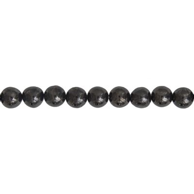 Fil Shungite - Pierres boules 10mm