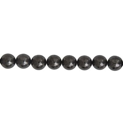 Shungite thread - Ball stones 12mm